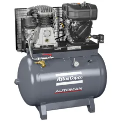 ATLAS COPCO DIESEL 5.2HP 21.9CFM 270L COMPRESSOR